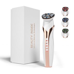 Facial Massage Instrument Manufacturer - EMS RF Lift Vibration with LED Light Therapy Multi-functional