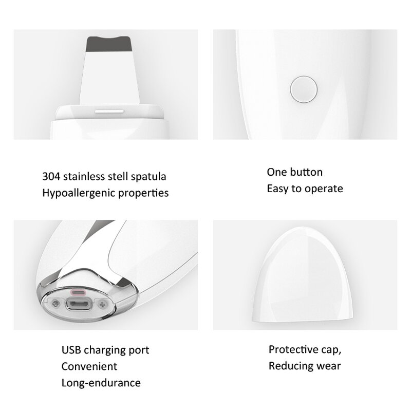 Sonic Skin Scrubber Manufacturer - Beperfect Face Clean for Blackhead Remover Beauty Device