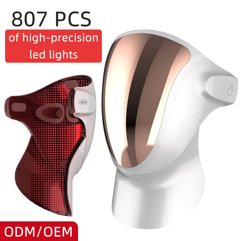 LED Facial Mask Manufacturer - 2023 New Arrival 3 Color Technology Therapy Rechargeable Light Therapy