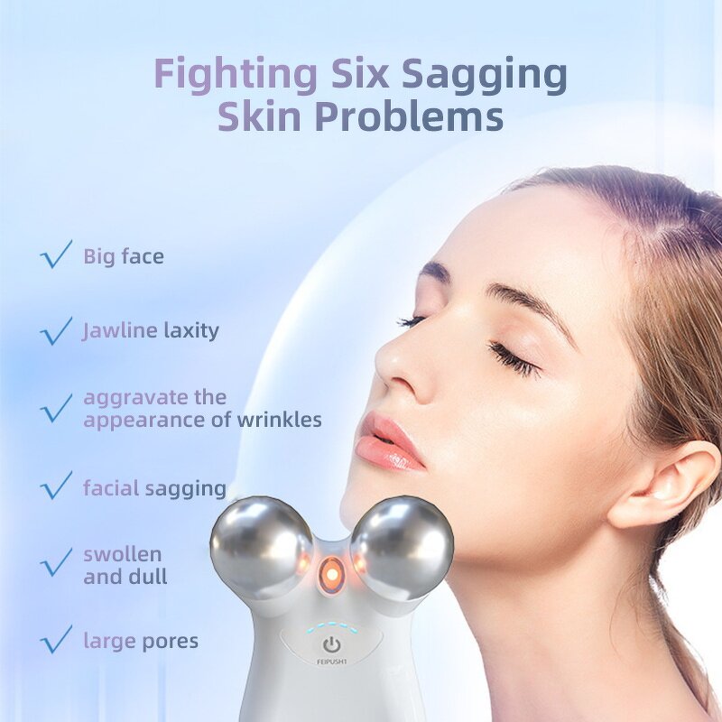 Face Massage Roller Manufacturer - Hot Sale for Lifting Anti Aging Skin Rejuvenation with Ems Micro Current