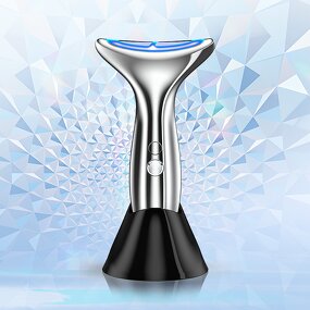 Neck and Face Massager Manufacturer - EMS V-Shape Multifunction with LED Photon ABS Material for Skin Tightening