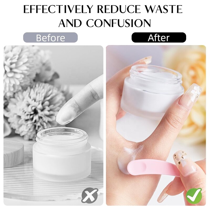 Cosmetic Spatula - Wholesale Custom Plastic Black Pink Facial Cream Scoop