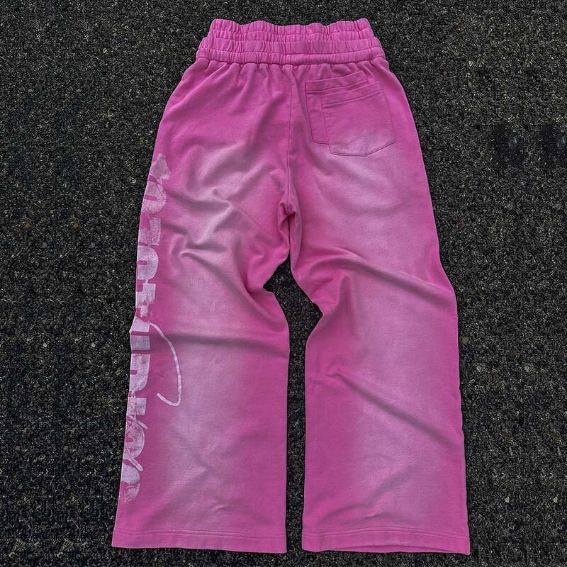 Men's Baggy Sweatpants - 500Gsm Double Waist Thick Cotton Casual Pants