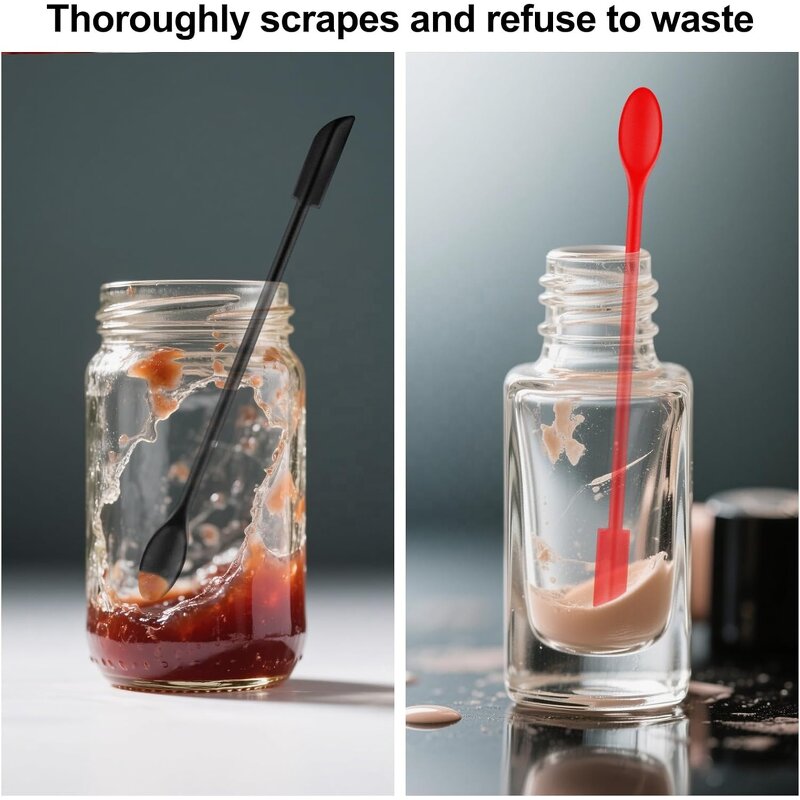 Cosmetic Spatula - High Quality Custom Long Luxury Silicone Makeup Spoon