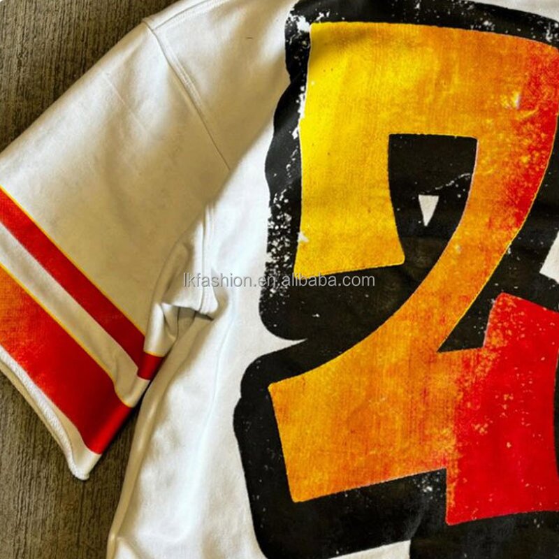 Men's Cropped T-Shirt - Custom Dtg Print Boxy Round Neck Cotton Tee