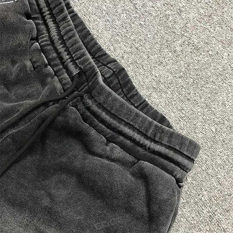 Men's T-shirt Shorts Set - Luxury Custom Print Acid Wash Terry Cotton Set