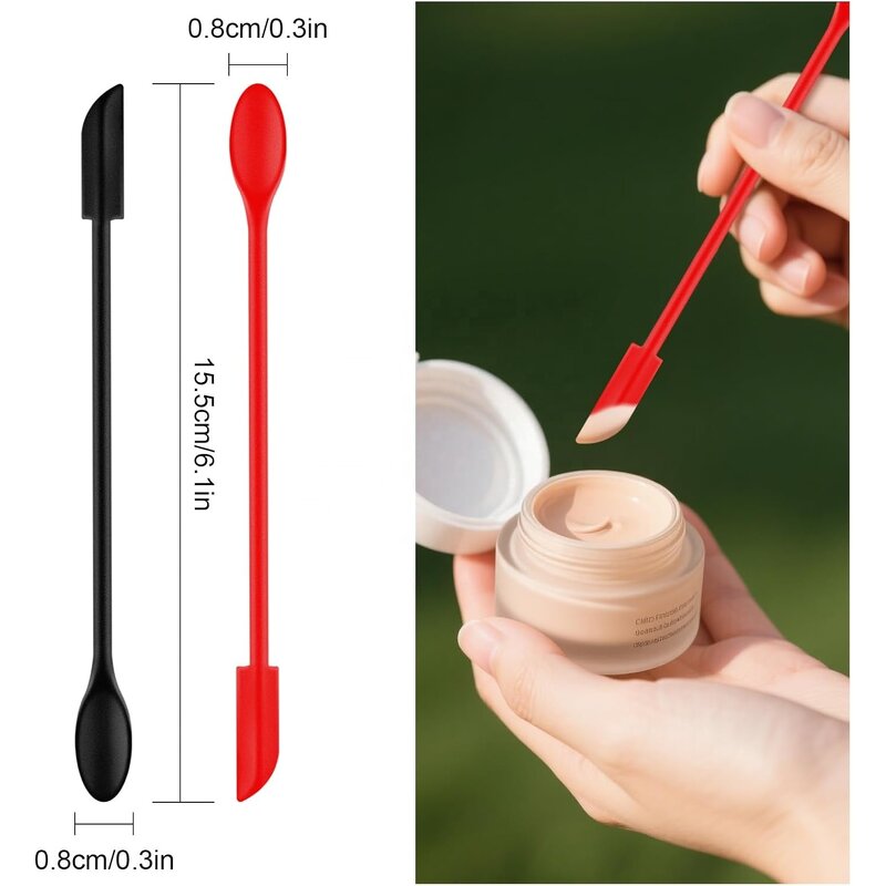 Cosmetic Spatula - High Quality Custom Long Luxury Silicone Makeup Spoon