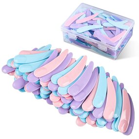 Cosmetic Spatula - Wholesale Custom Plastic Black Pink Facial Cream Scoop