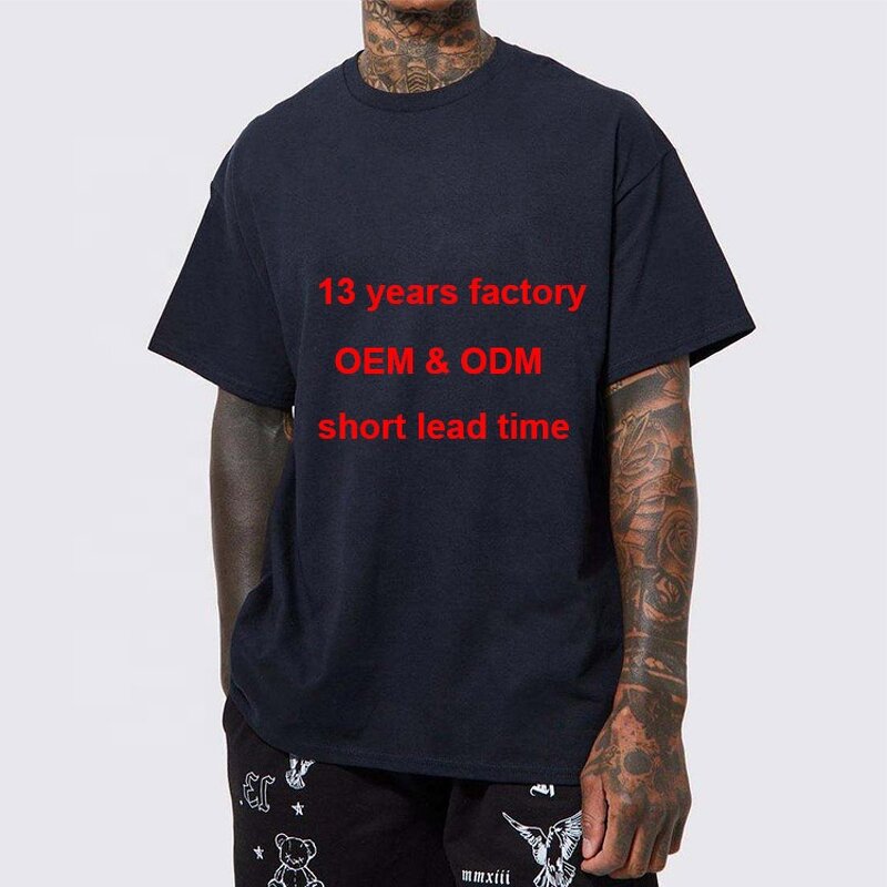 Men's Blank T-Shirt - Wholesale Anime Vintage Heavyweight Cotton Tee