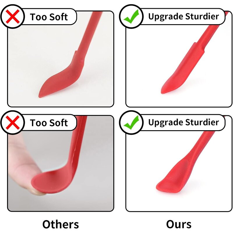 Cosmetic Spatula - Wholesale 15-30cm Custom Logo Silicone Makeup Spoon