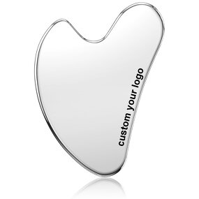 Gua Sha Scraper Tool - Wholesale Gold Heart Shape Stainless Steel Facial Tool