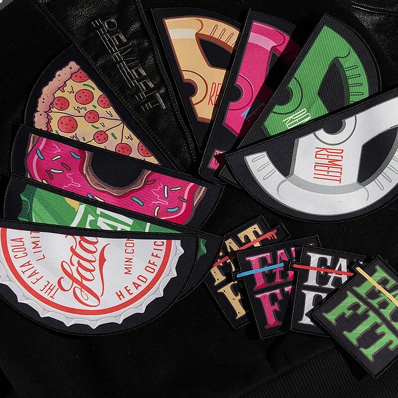 Men's Leather Jacket - OEM High Quality Embroidery Motorcycle Streetwear Coat