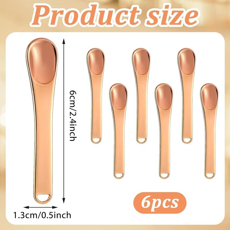 Cosmetic Spatula - Wholesale Black Gold Silver Stainless Steel Makeup Spoon