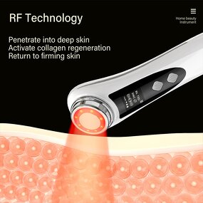 EMS Microcurrent Facial Device Manufacturer - OEM ODM 7 in 1 Age-r Booster RF for Home Skin Rejuvenation