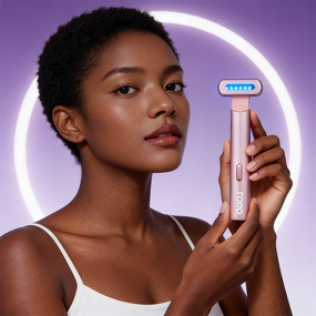 Eye Face Massager Manufacturer - OEM ODM Private Label Vibration EMS LED Electric Heat for Anti-wrinkle Reduce Puffiness