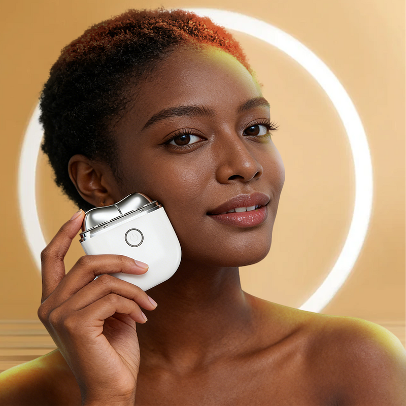 Eye Massager Wand Manufacturer - Gold Vibration Chargeable Korean Portable for Facial & Body Gua Sha Hand Held