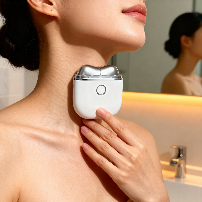 Electric EMS Gua Sha Manufacturer - Custom Logo Vibrate Heated Scraping Lifting Led Portable for Face and Neck