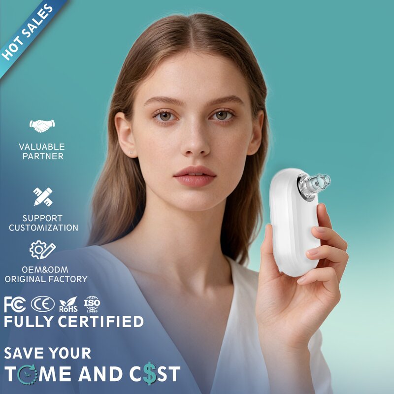 Blackhead Remover Machine Manufacturer - Derma Suction Pimple Acne Remover 5-in-1 Dust Remover