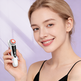 Microcurrent EMS Device Manufacturer - Kit with LED Light Mask 7 in One for Skin Rejuvenation Anti-aging
