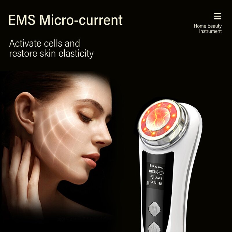 Red Light Therapy Device Manufacturer - Handheld Medical Grade Ultrasound RF with Microcurrent for Eye Lifting