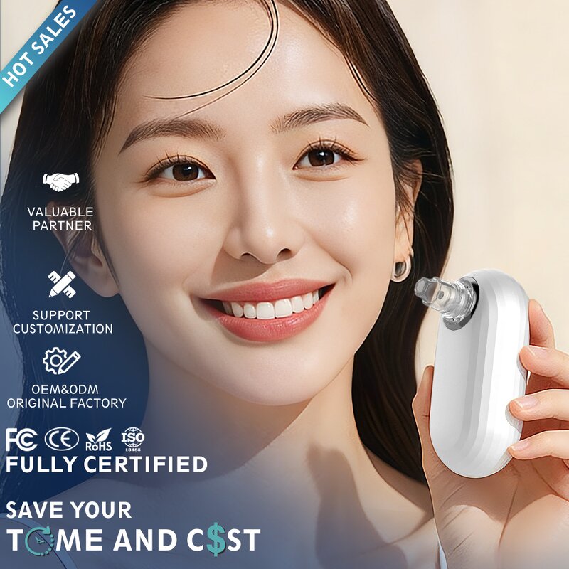 Nose Blackhead Remover Manufacturer - OEM ODM Private Label Vacuum Suction for Whitehead Acne Removal Pore Cleaner