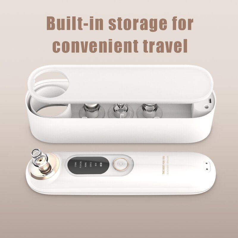 Blackhead Remover Vacuum Manufacturer - Suction Power Mode Tool Rechargeable for Face with Suction Heads