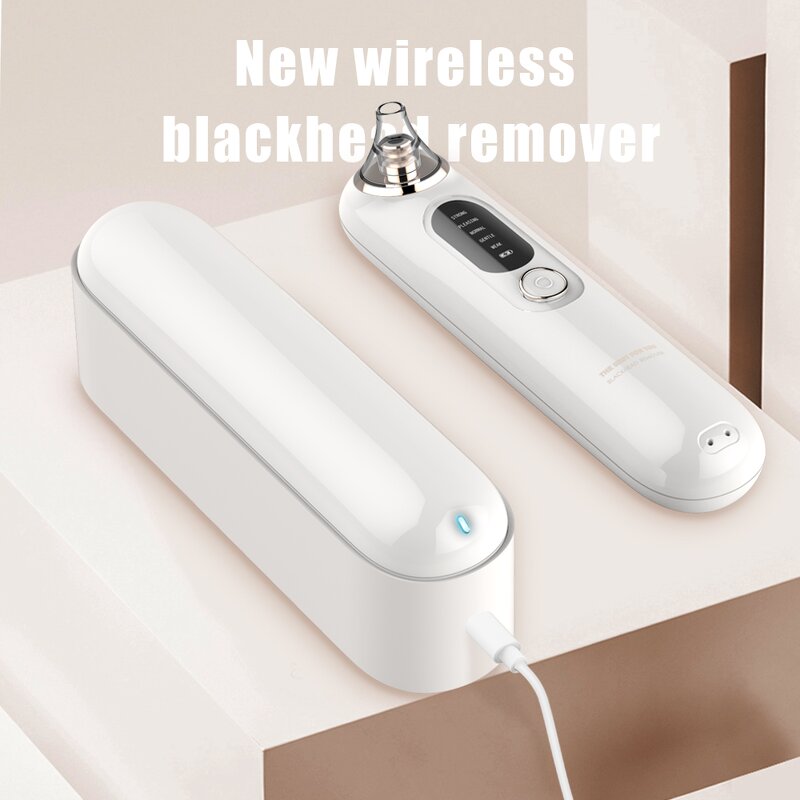 Blackhead Remover Vacuum Manufacturer - Suction Power Mode Tool Rechargeable for Face with Suction Heads