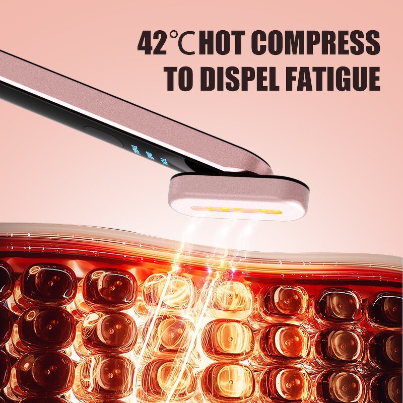 Ultrasonic Face Massager Wand Manufacturer - Vibration Hot Compress Trigger Point for Dark Circle Electric Led Pen