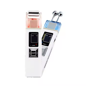 LED Light Therapy Device Manufacturer - New Portable Handheld 1060nm 1072nm Blue Red Infrared Vibrator Roller Face Wand