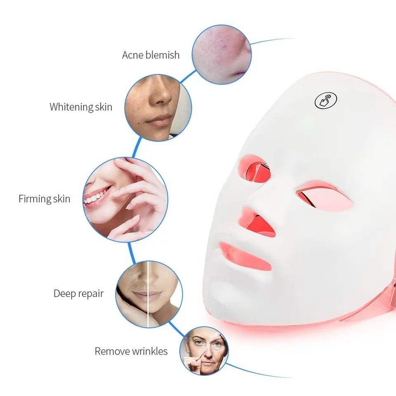 LED Mask Manufacturer - 2025 Face Anti Aging Photon Red Light Therapy Panel Certified Skin Tightening Silicone