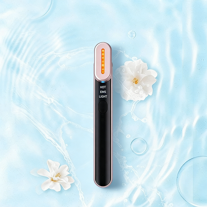 Eye Bag Massager Wand Manufacturer - 6D Electric Smart EMS with Heated Cooling Mini Under Eye with Heat Vibration