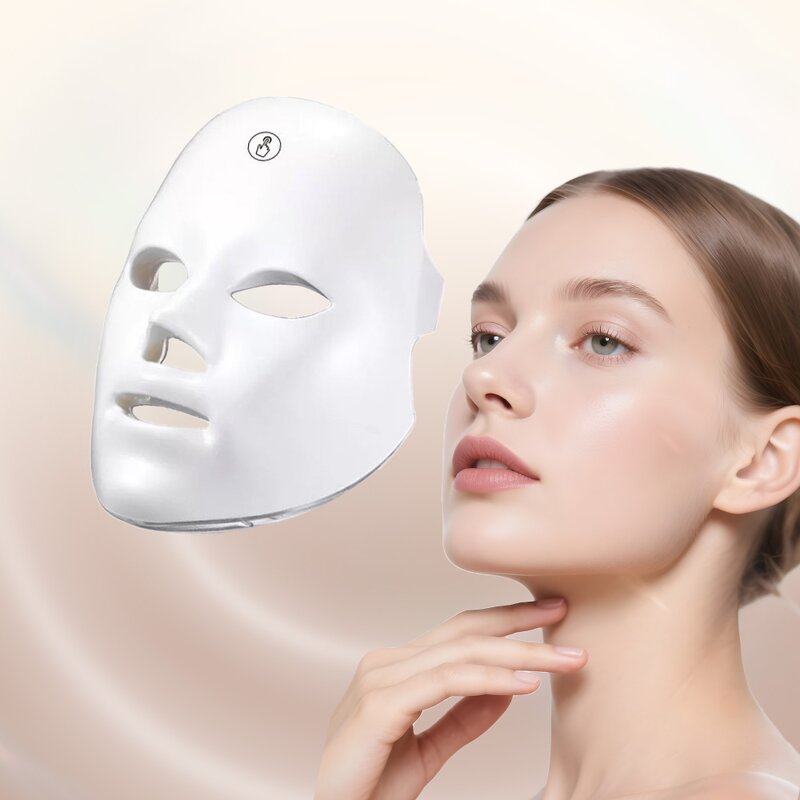PDT Light Therapy Device Manufacturer - 7 Color Near Infrared EMS for Face Neck Red Green Blue Body Facial