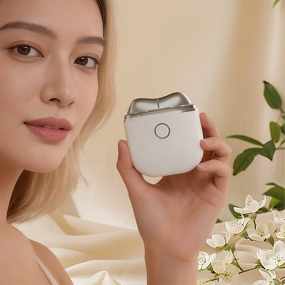 Electric EMS Gua Sha Manufacturer - Custom Logo Vibrate Heated Scraping Lifting Led Portable for Face and Neck