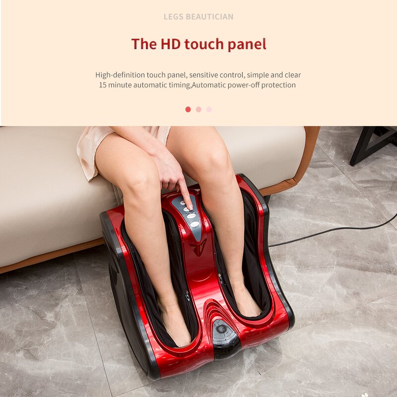 Foot Massager Shoe - 3 Heating 3 Kneading Acupressure Muscle Relax Tool