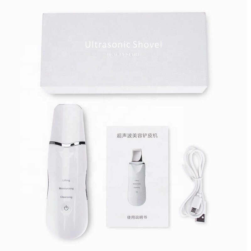 Facial Skin Scrubber - Ultrasonic Blackhead Remover Comedone Extractor