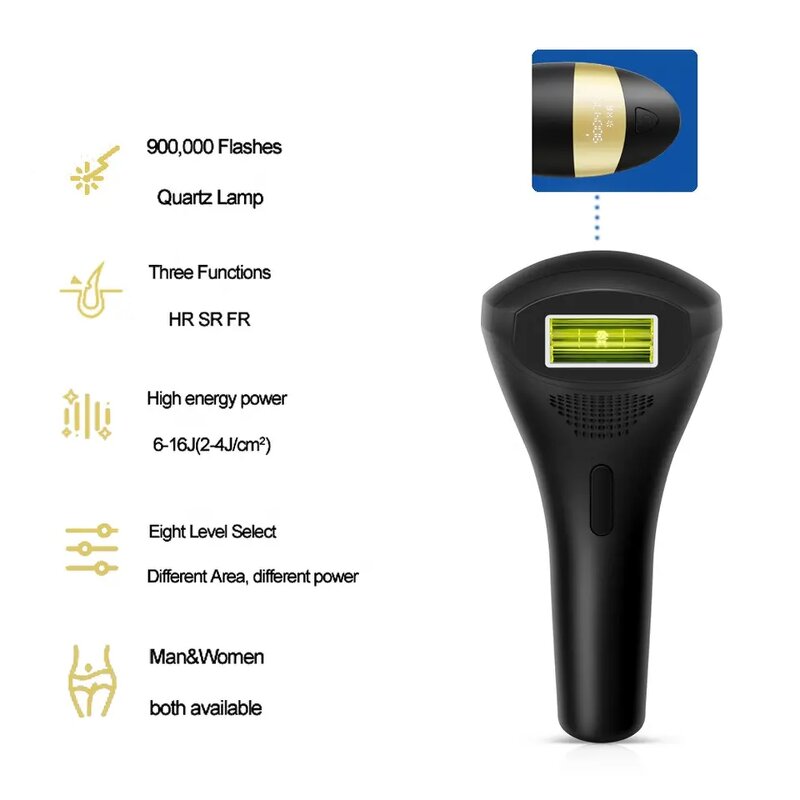 Mini Laser Hair Remover - High Quality Intense Pulsed Light for Women