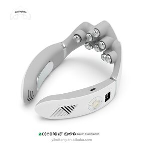 Wireless Neck Massager - Smart TENS Pulse Heat Cervical Vertebra Relax Tool