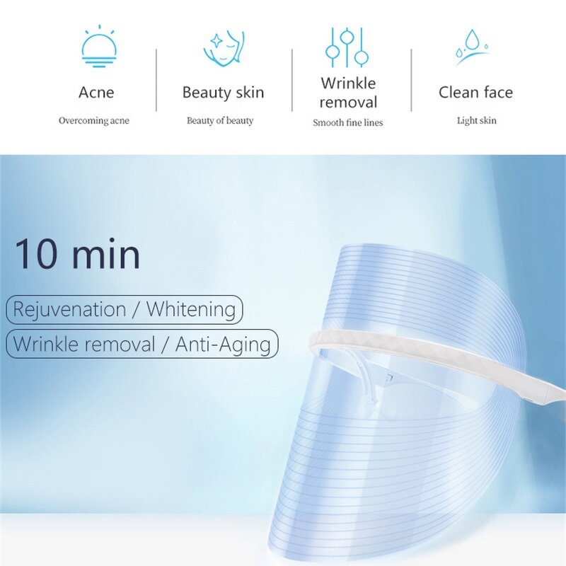 LED PDT Face Mask - High Quality Photon Therapy Skin Rejuvenation Tool
