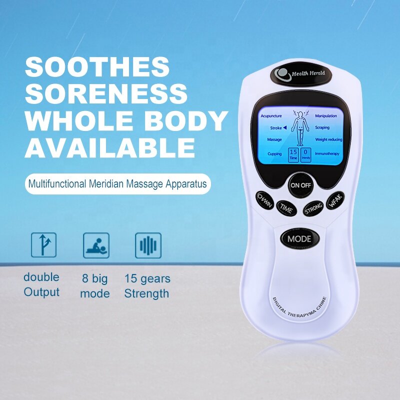 TENS Body Massager - 8 Models EMS Acupuncture Digital Therapy Stimulator