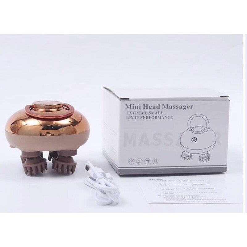 Electric Head Massager - Waterproof Red Light Pet Cat Scalp Massage Tool