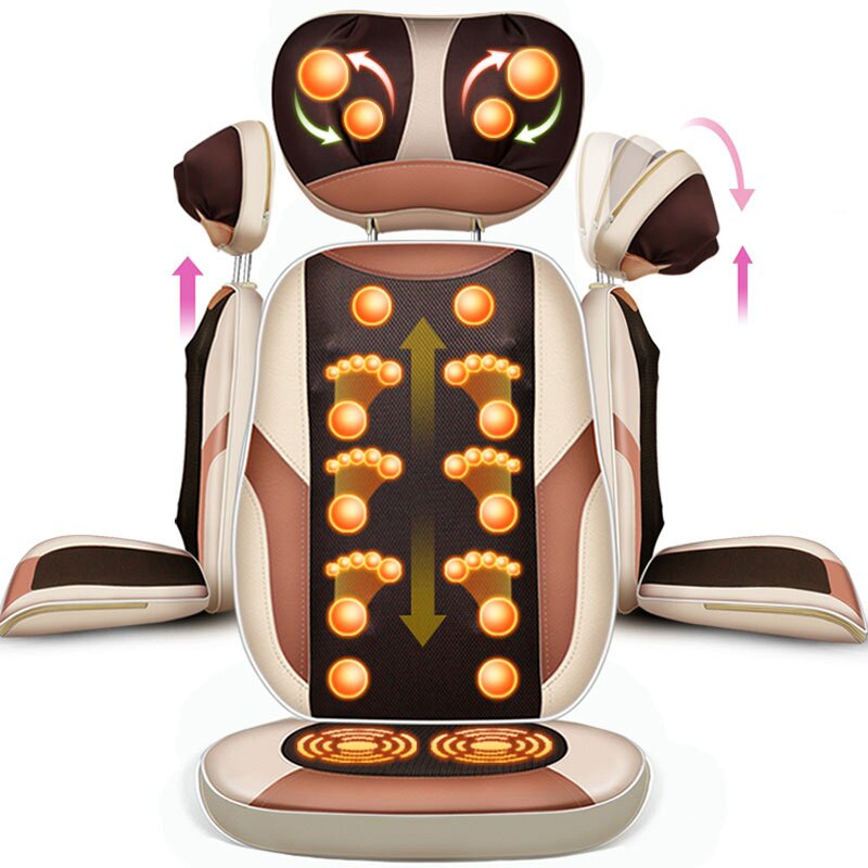 Full Body Massage Cushion - Electric Vibrating Neck Back Waist Leg Tool