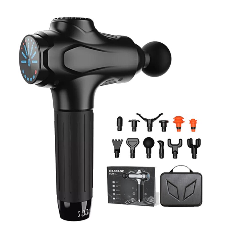 Massage Gun - Best Selling Handheld Rechargeable LED Touch Screen Tool