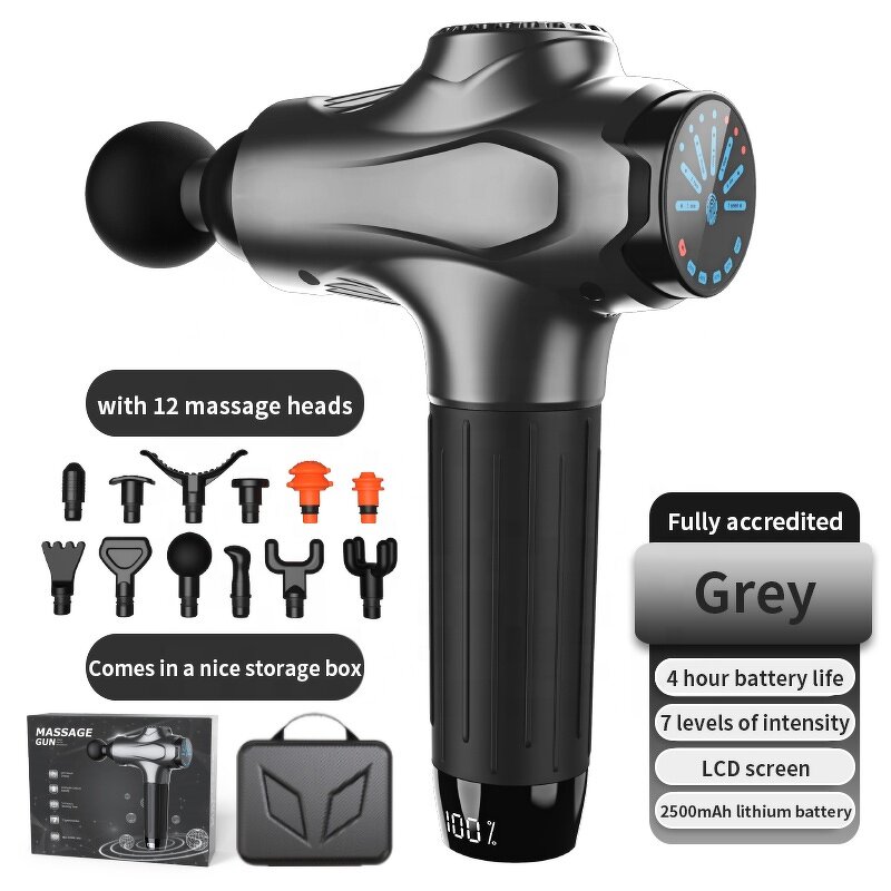 Massage Gun - Cordless Booster Impulse Percussion Deep Tissue Tool