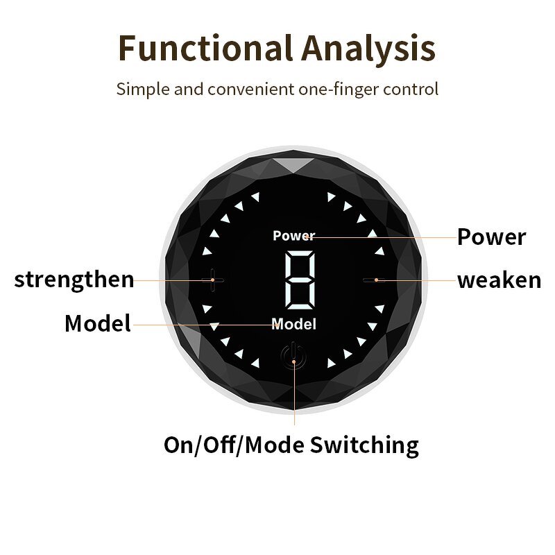 Abs Stimulator Belt - Touch Screen Muscle Massage Abdominal Slimming Tool
