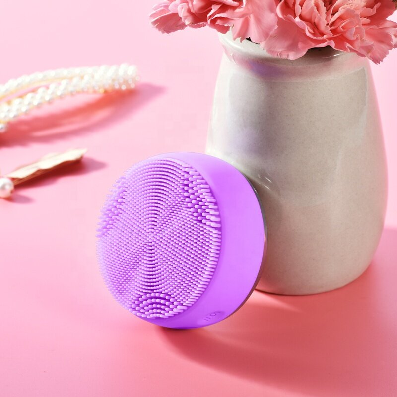 Silicone Facial Brush - Free Sample Waterproof Rechargeable Face Scrubber