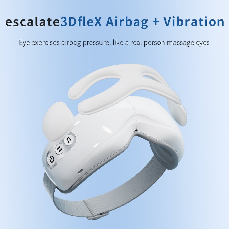 Eye Massager - 5 Mode Bluetooth Air Compress Vibration Hot Compress Tool