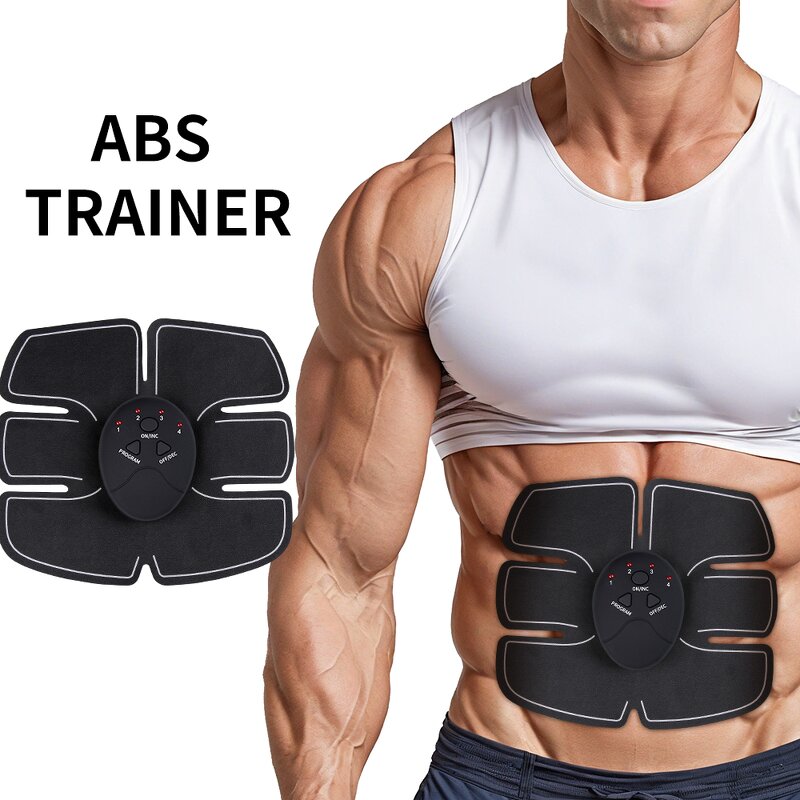 Abdominal Muscle Trainer - 6 Modes 9 Intensity Electric Fitness Stimulator