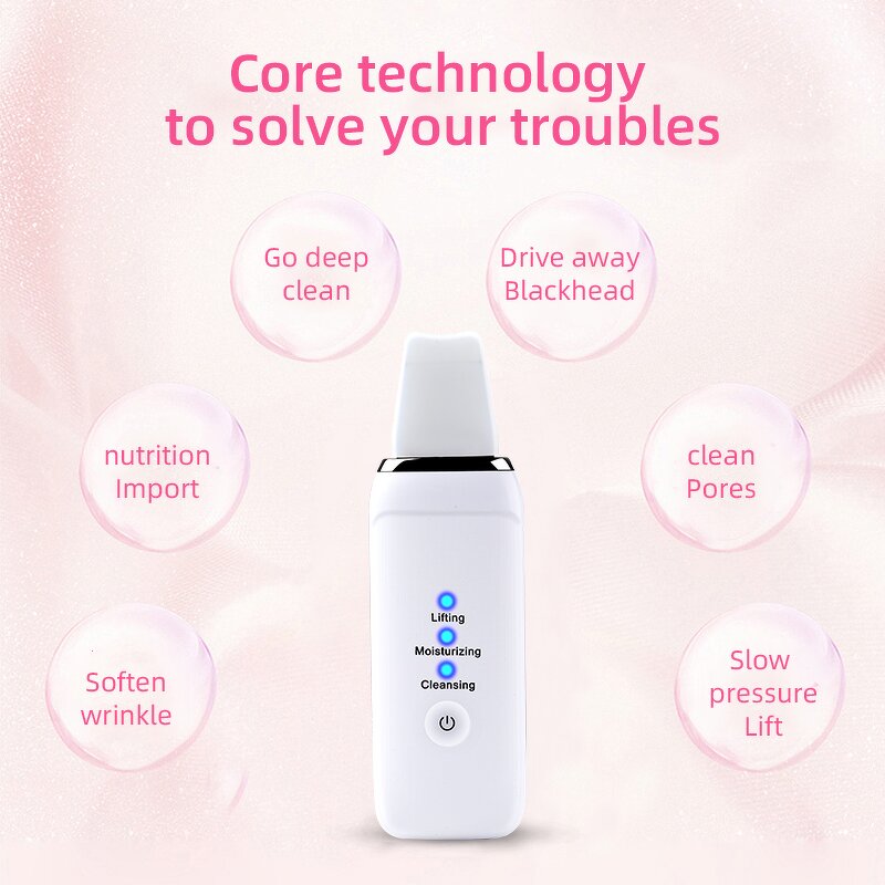 Sonic Facial Spatula - Blackhead Remover Multifuncional Skin Scrubber