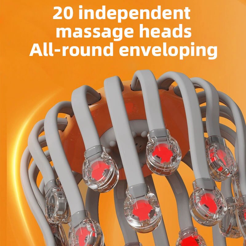 Multifunctional Scalp Massager - 20 Head Relaxation Pain Relief Scratcher
