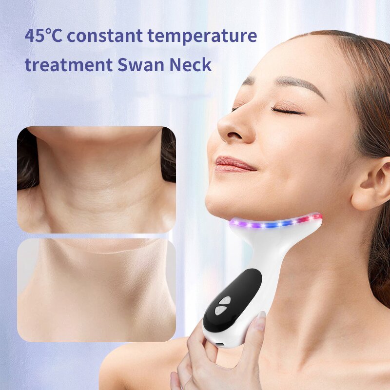 Face Neck Massager - Hot Anti-aging Wrinkle Remover Beauty Lifting Tool